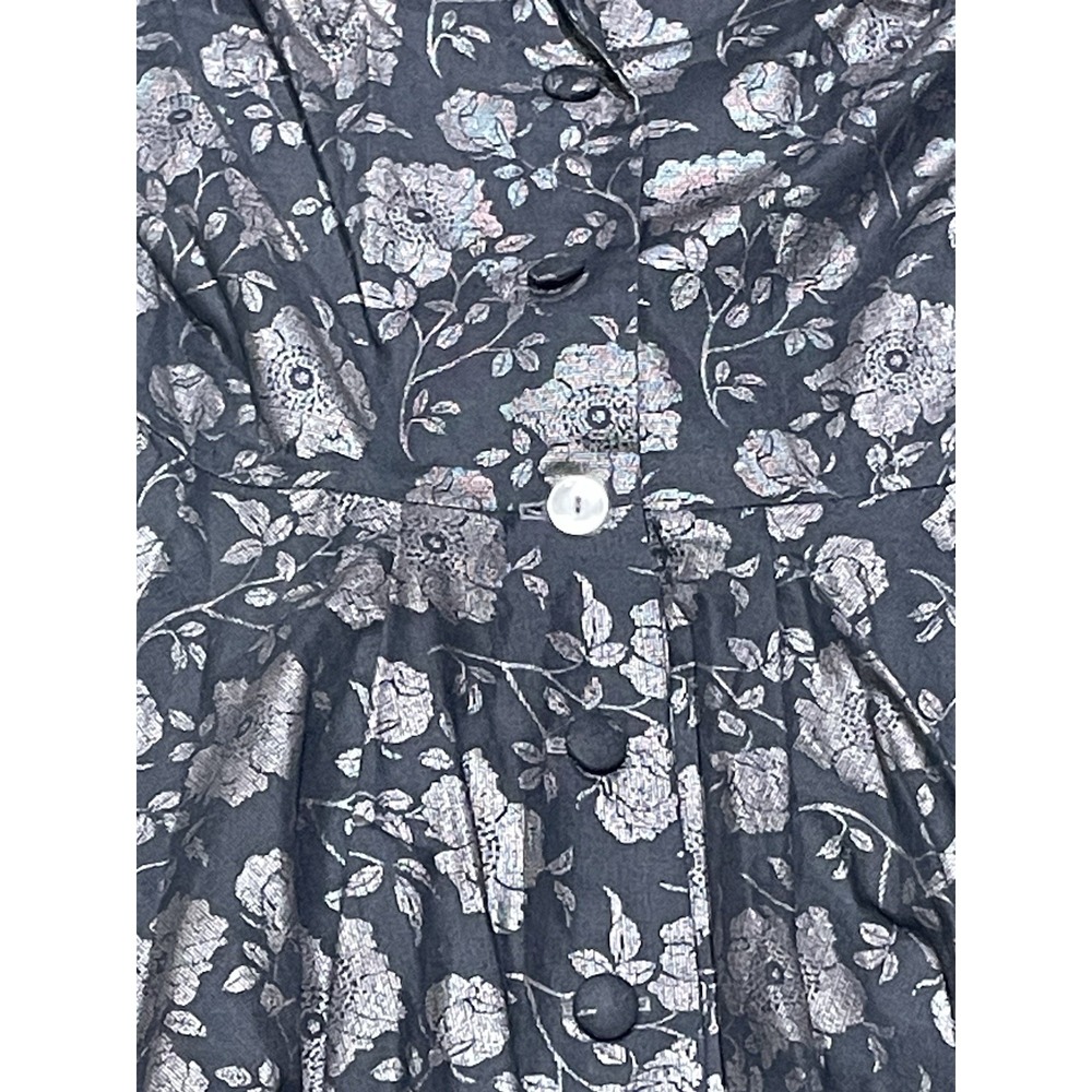 Heart of Haute Teresa Marie Floral Fit & Flare Dress Small USA No Belt - Picture 4 of 7